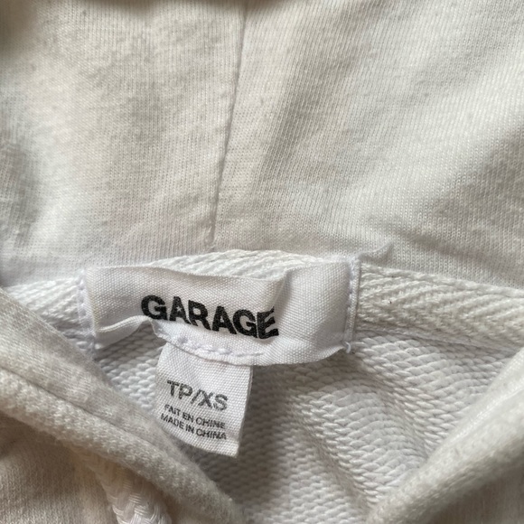 Garage white cropped sweater - Picture 2 of 3